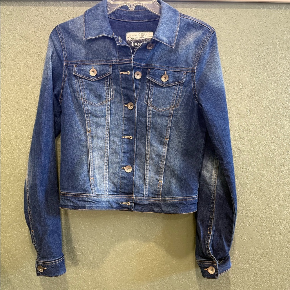 Kensie Classic Blue Jean Jacket